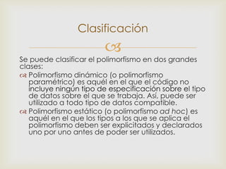 Polimorfismo ppt | PPT