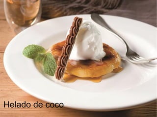 Helado de coco
 