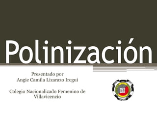 Presentado por
Angie Camila Lizarazo Iregui
Colegio Nacionalizado Femenino de
Villavicencio
 