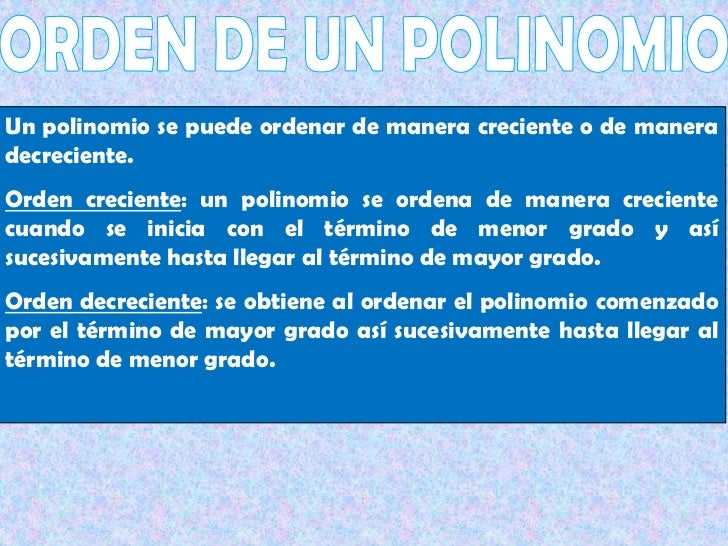 Polinomios