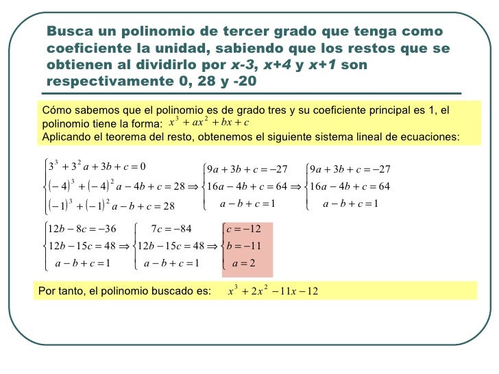 Polinomios soluciones 2