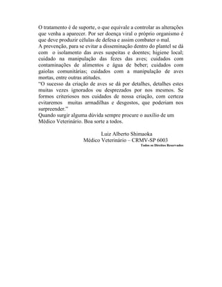 Poliomavirose - www.veterinariodeaves.blogspot.com