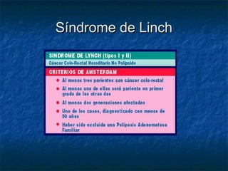 Síndrome de Linch
 