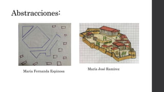 Abstracciones:
Maria Fernanda Espinosa
María José Ramírez
 