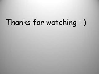 Thanks for watching : )