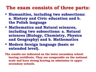 Polish edu system