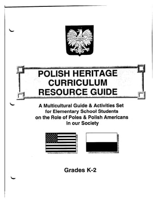 Polish Heritage Curriculum Resource Guide   Section 1b