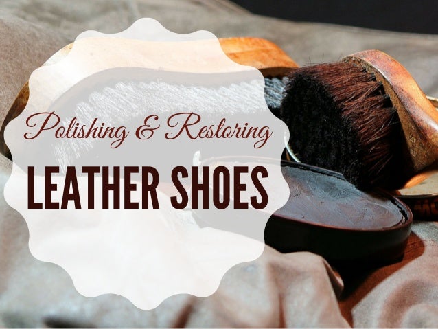 restoring white leather shoes