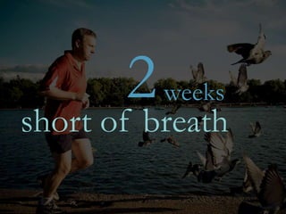 2weeks
short of breath
 