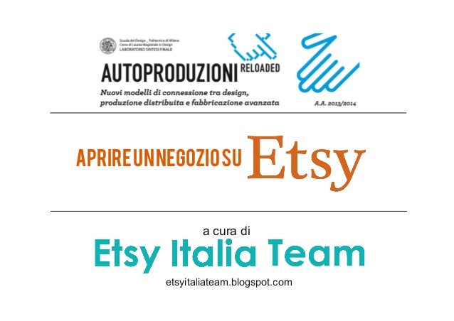 Aprire un negozio su Etsy