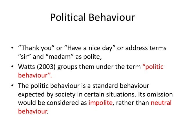 Politeness