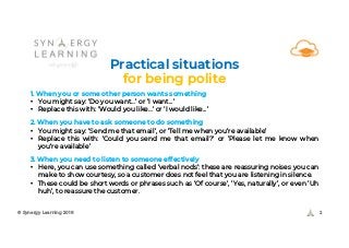 ⚡ QuickLearning: Politeness