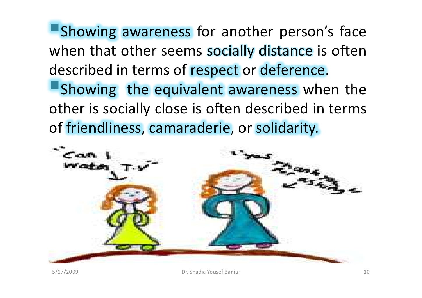 Politeness And Interaction, By Dr.Shadia.Pptx