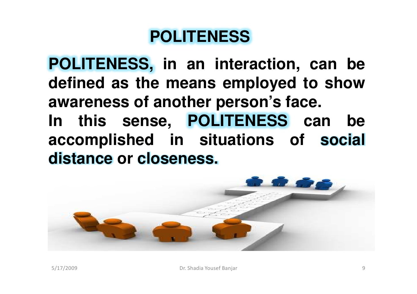 Politeness And Interaction, By Dr.Shadia.Pptx