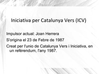 Partit politic d'ambit espanyol. 