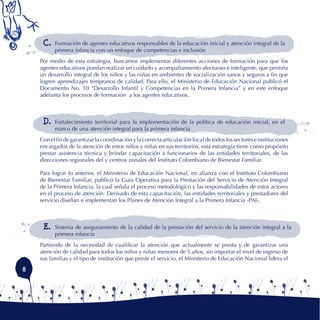 Politica educativa primera infancia | PDF