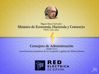 Vínculos entre Poder Político y Sector Energético en España