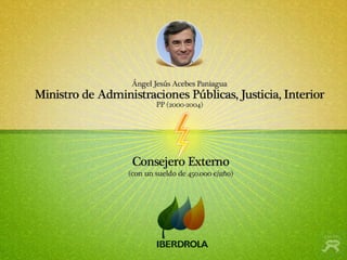 Vínculos entre Poder Político y Sector Energético en España