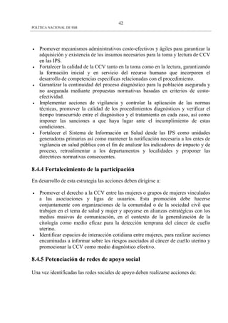 Politica Nacional De Ssr