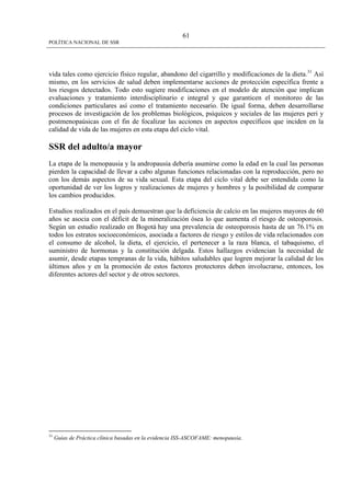 Politica Nacional De Ssr