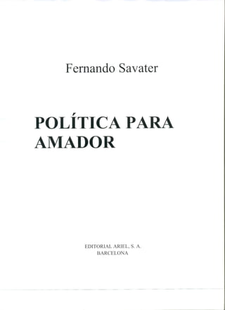 Politica para Amador Cap1-2