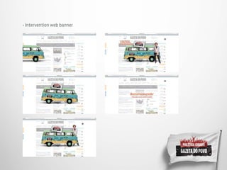 • Intervention web banner
 