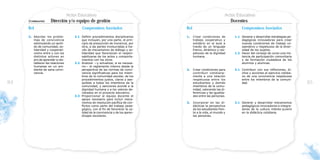 (Continuación)   Dirección y/o equipo de gestión                                                            Docentes
     Rol                               Compromisos Asociados                    Rol                                    Compromisos Asociados

     3. Abordar los proble-       3.1 Definir procedimientos disciplinarios     1.    Crear condiciones de        1.1 Generar y desarrollar estrategias pe-
        mas de convivencia            que incluyan, por una parte, el prin-           trabajo cooperativo y           dagógicas innovadoras para crear
        estimulando un senti-         cipio de presunción de inocencia, por           solidario en el aula a          nuevas condiciones de trabajo co-
        do de comunidad, so-          otra, a las partes involucradas a tra-          través de un lenguaje           operativo y respetuoso de la diver-
        lidaridad y cooperati-        vés de mecanismos de diálogo y so-              franco, dinámico y res-         sidad de los sujetos.
        vismo entre y con los         lidaridad que favorezcan el respon-             petuoso de la dignidad      1.2 Hacer del consejo de curso una ins-
        distintos actores en          sabilizarse de los actos y comporta-            humana.                         tancia de participación comunitaria
        pro de aprender a res-        mientos con los otros.                                                          y de formación ciudadana de los
        tablecer las relaciones   3.2 Analizar —y actualizar, si es necesa-                                           alumnos y alumnas.
        humanas en un am-             rio— el reglamento interno desde la
        biente de sana convi-         perspectiva de las normas de convi-       2.    Crear condiciones para      2.1 Contribuir con sus reflexiones, di-
        vencia.                       vencia significativas para los miem-            contribuir cotidiana-           chos y acciones al ejercicio cotidia-
                                      bros de la comunidad escolar, de los            mente a una relación            no de una convivencia respetuosa
                                      procedimientos justos, claros y ase-            respetuosa entre los            entre los miembros de la comuni-
84                                    quibles a todos los miembros de la              estudiantes y demás             dad.                                    85
                                      comunidad, y sanciones acorde a la              miembros de la comu-
                                      dignidad humana y a los valores de-             nidad, valorando las di-
                                      clarados en el proyecto educativo.              ferencias y las igualda-
                                  3.3 Proporcionar al equipo docente el               des entre las personas.
                                      apoyo necesario para incluir meca-
                                      nismos de resolución pacífica de con-     3.    Incorporar en las di-       3.1 Generar y desarrollar mecanismos
                                      flictos como parte del trabajo peda-            dácticas la perspectiva         pedagógicos innovadores e integra-
                                      gógico, con el fin de favorecer la ca-          de los estudiantes fren-        dores de la cultura infanto-juvenil
                                      lidad de la convivencia y de los apren-         te a la vida, el mundo y        en la didáctica cotidiana.
                                      dizajes escolares.                              las personas.
 