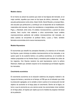 Tobin Marx Politica economica esap | PDF