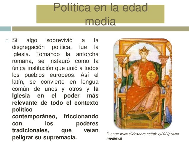 Politica en la edad media