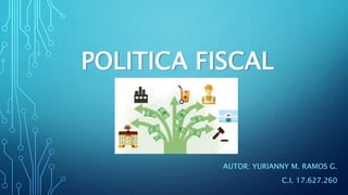 POLITICA FISCAL
AUTOR: YURIANNY M. RAMOS G.
C.I. 17.627.260
 