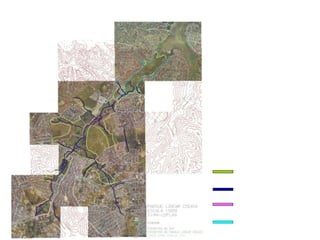 PARQUE LINEAR RIBEIRÃO COCAIA
LIMIT OF THE PARK
STREAM / LAKE
PERIMETER OF THE OF PUBLIC
UTILITY DECREE
EMAE LIMIT
 