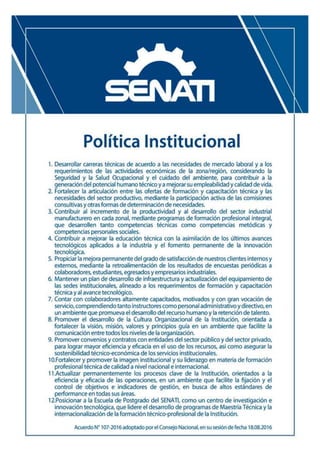 Politica institucional 2017