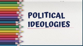 POLITICAL
IDEOLOGIES
 