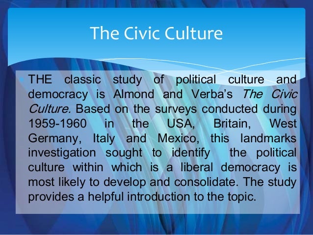 770 Koleksi Civic Culture Democracy HD Terbaru
