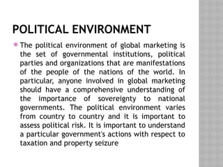 Political environment and relationship between government and business ...
