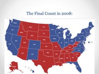 The Final Count in 2008:

INSERT MAP HERE…

 