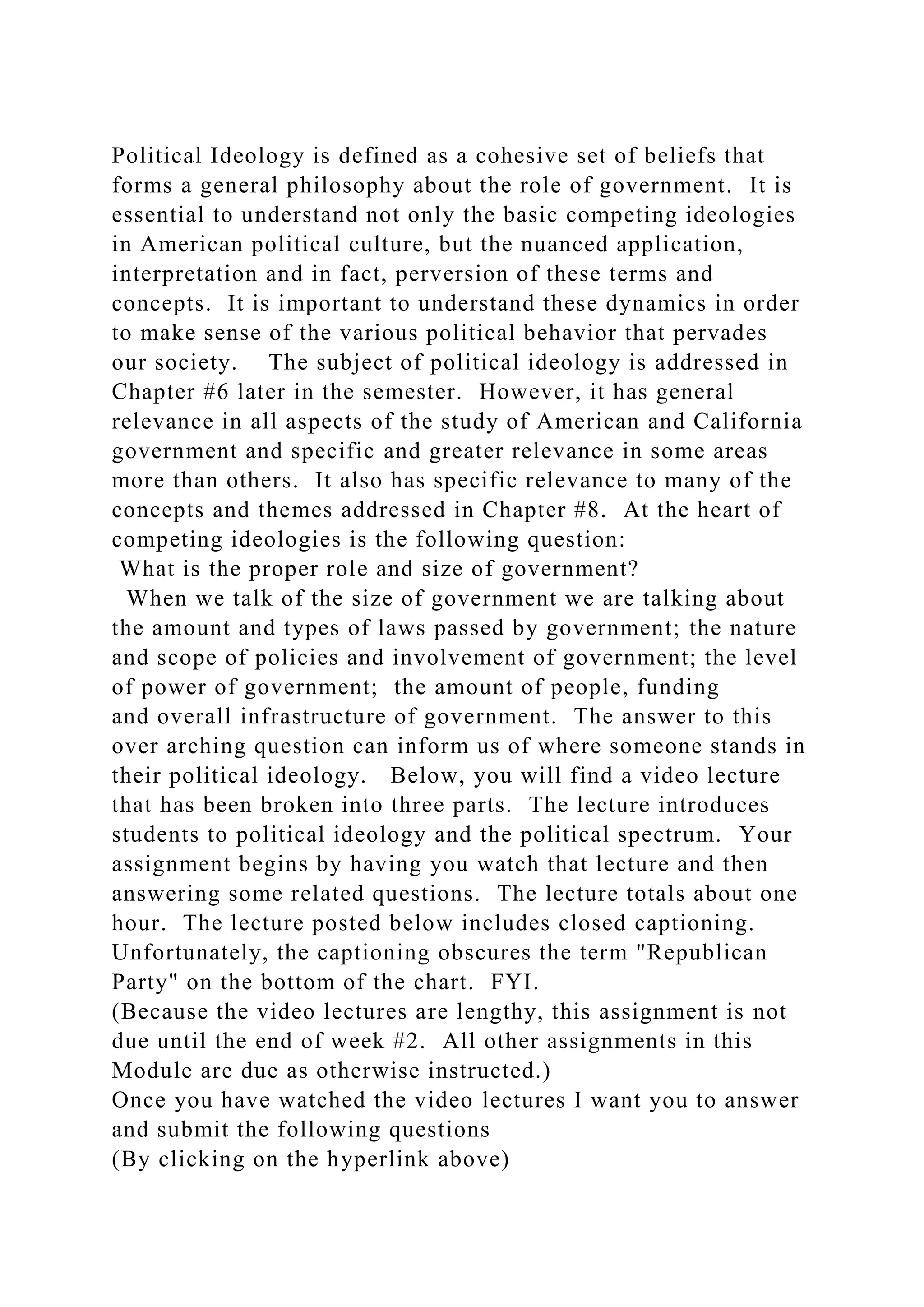 A Political Ideology Is Best Defined As Quizlet - suxibp4