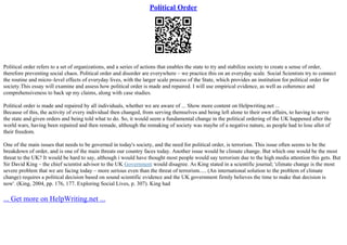 Political Inequality In Political Participation | PPT