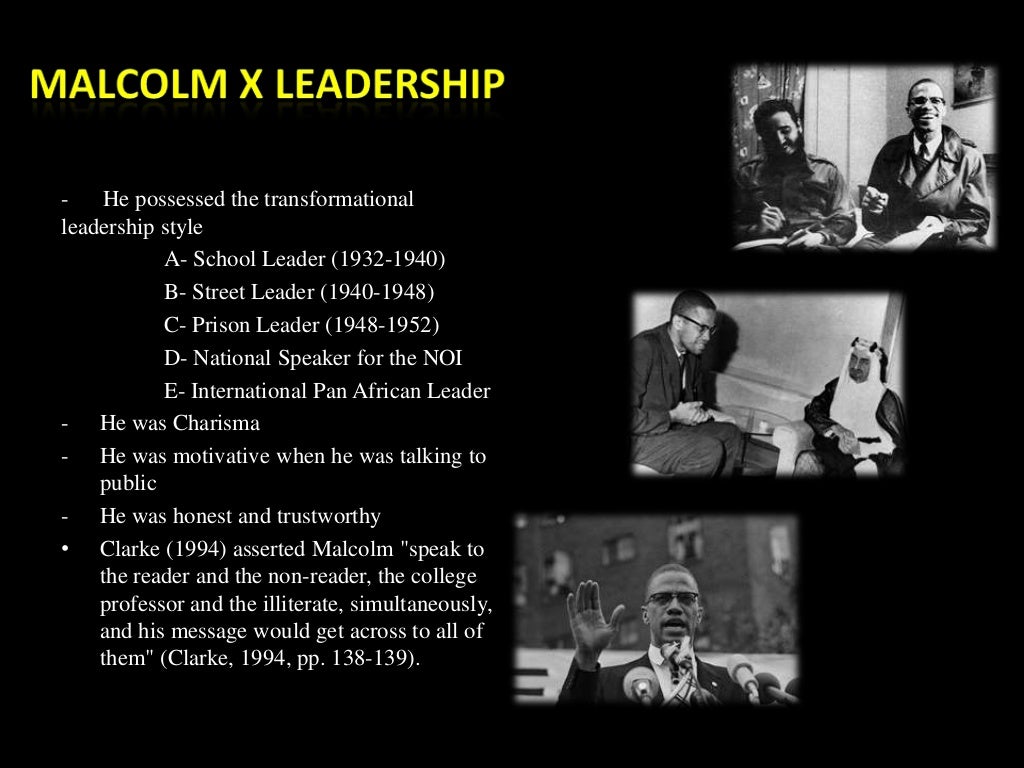 Political Leadership of Malcolm X