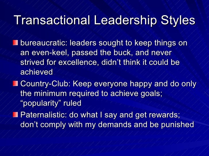 Political Leadership