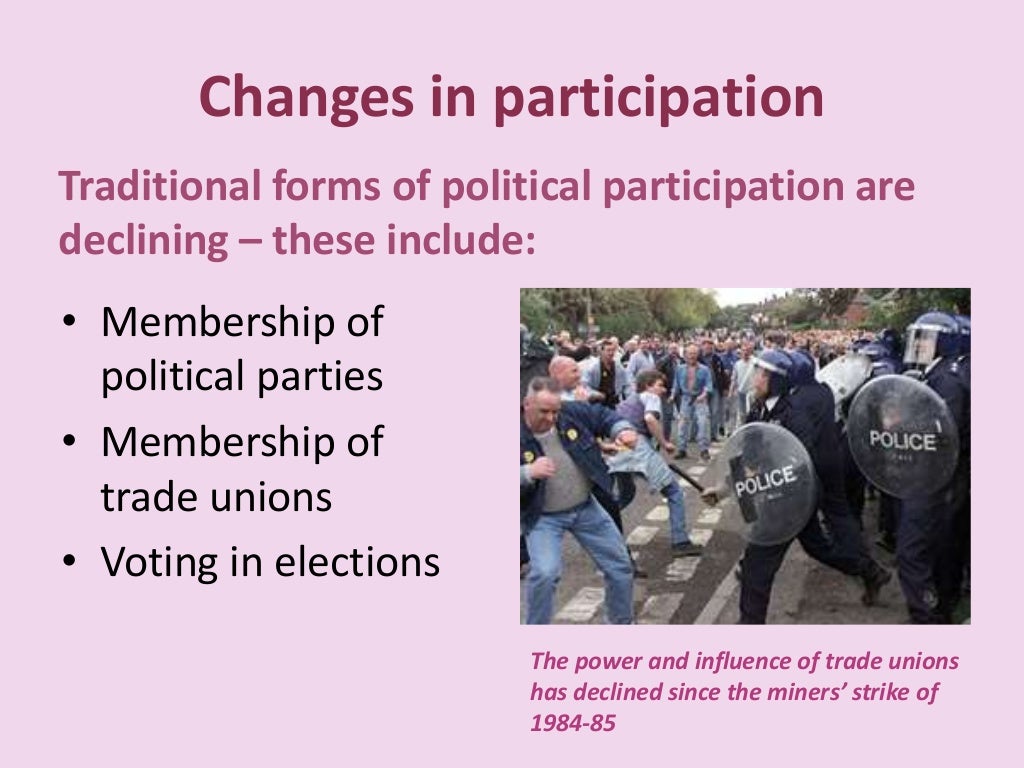 Political participation