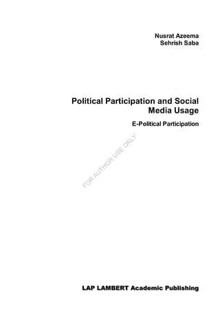Political participation and social media usage | PDF