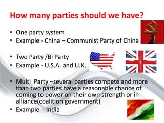 Political Parties | PPTX