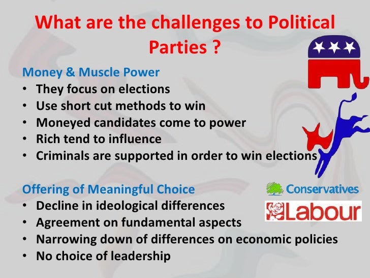Contract wording for political party difference