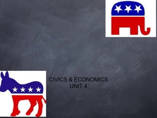 CIVICS & ECONOMICS
       UNIT 4
 