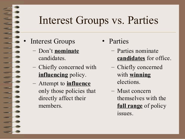 Special Interests Groups and Political Participation Paper