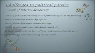 Political Parties - Class 10
