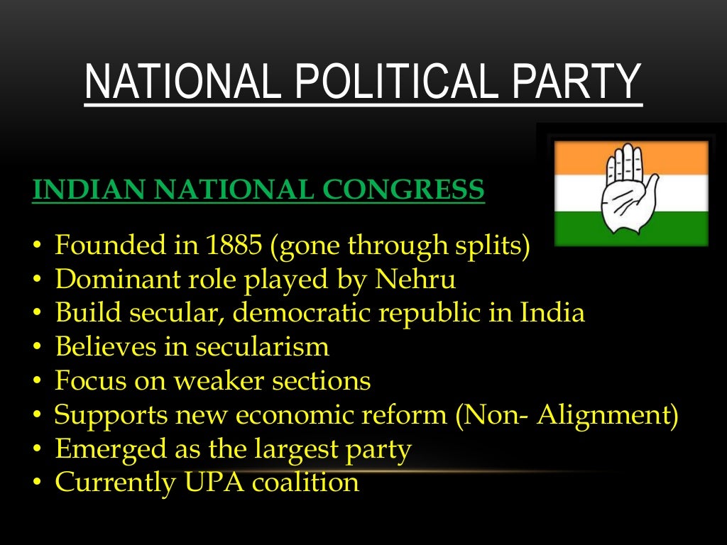 political party of india essay