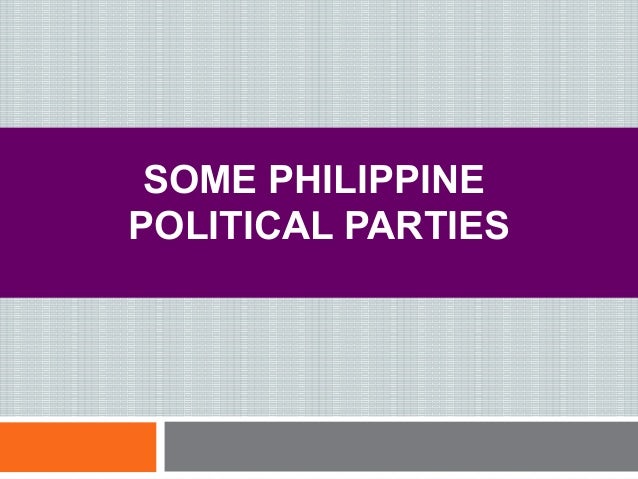 political parties in the philippines essay