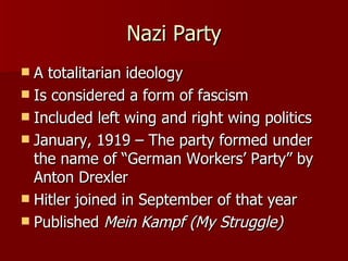 Political Parties &amp; Movements | PPT
